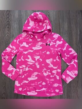 Under Armour Girls Pink Hoodie M